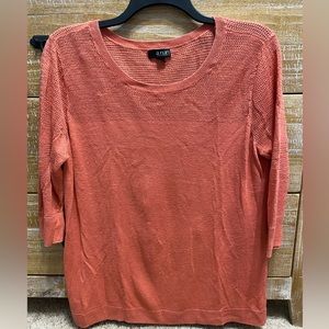 A.N.A Coral Mesh 1/2 Sleeve Sweater